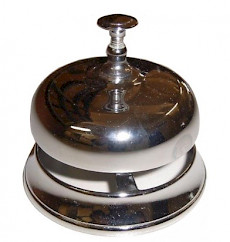 Silver Chrome Bell | Reception Bell